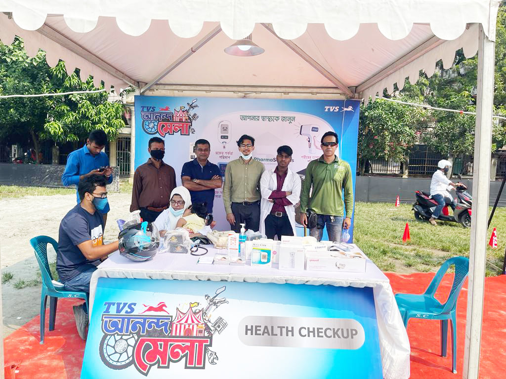 PSBL conducted free “Health Checkup Campaign” of Yuwell Bangladesh and Accu-Chek Bangladesh